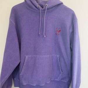 VERY RARE! Champion Reverse Weave Hoodie with Peanuts Collaboration. Large